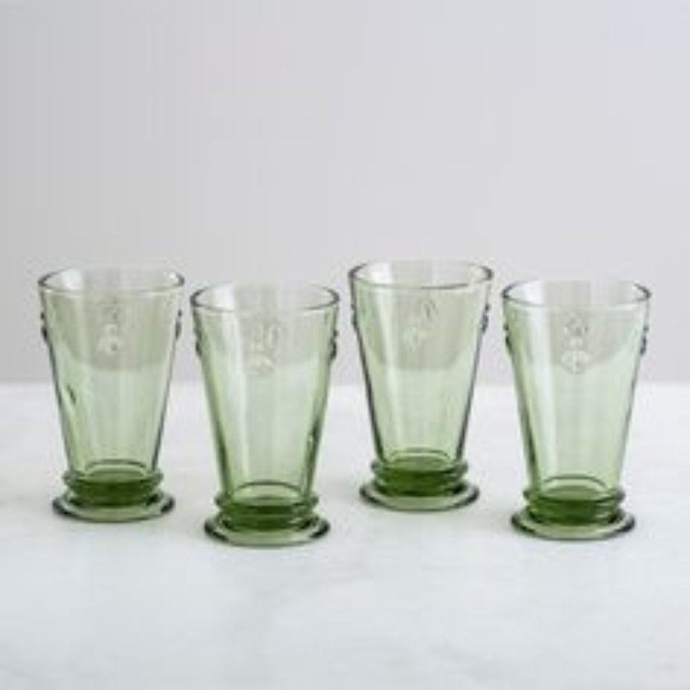 Green Embossed  Tumblers
